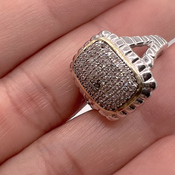 Vintage Diamond 14kt solid yellow gold Ring - Picture 6 of 10